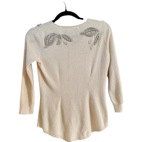 Anthropologie light weight cardigan with beautiful detailing.XS - Picture 10 of 11